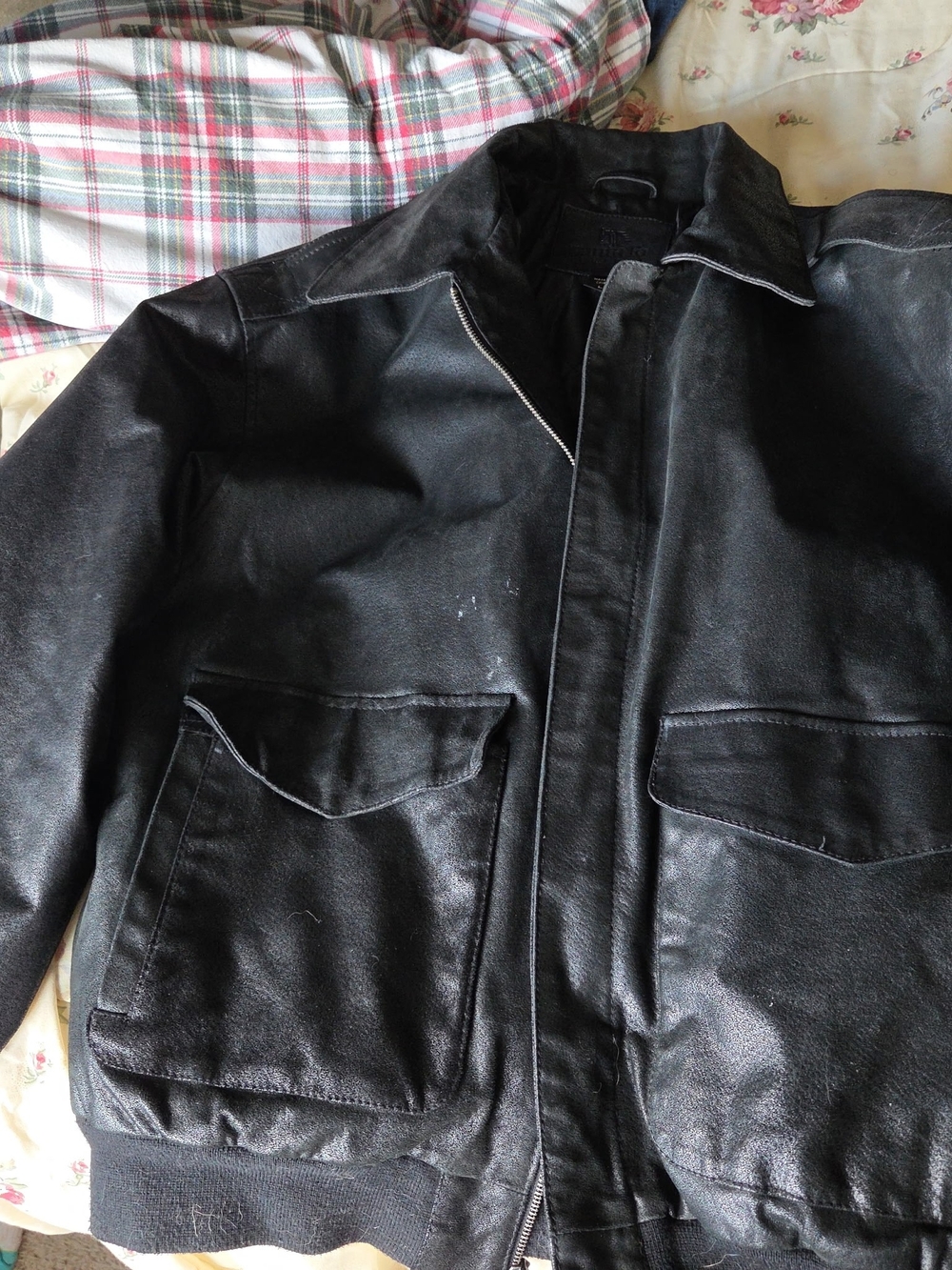 Source Unknown Black Men's Performance Jacket with Flap Pockets